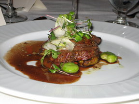 Northern Italian Stilton Stuffed Filet with Norton Reduction Plum Sauce