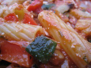 Baked Rigatoni With Roasted Vegetables