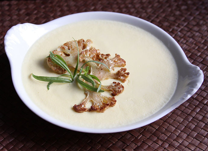 Cauliflower custard