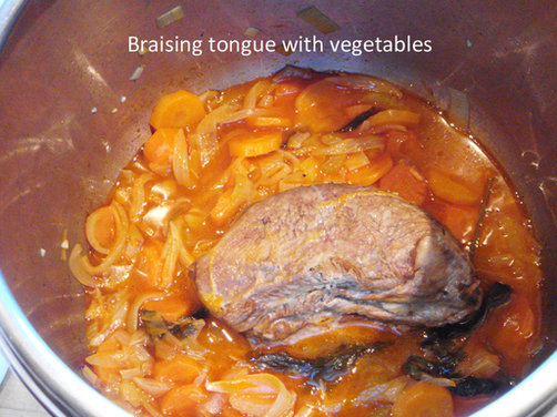 Braised Veal Tongue