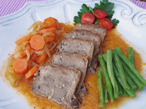 Braised Veal Tongue