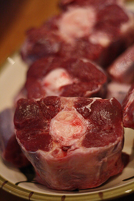 Braised oxtail in coconut sauce
