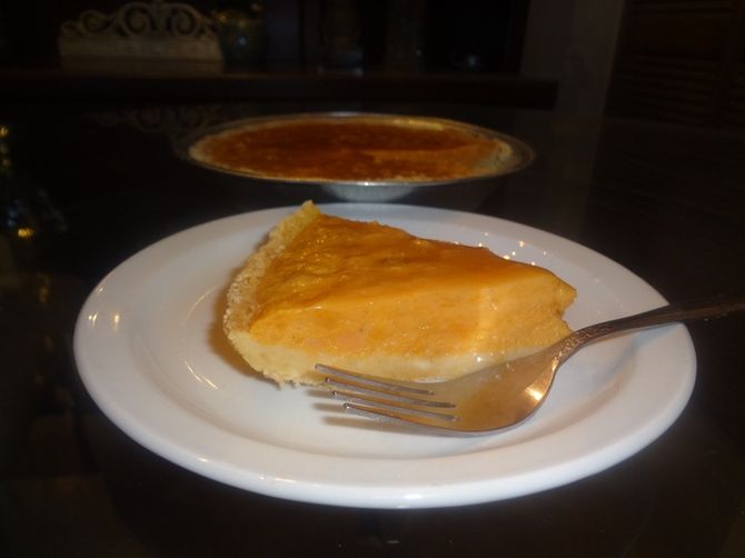 Sweet Potato Pudding Pie