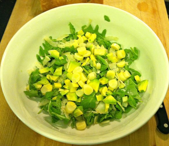 Fennel, Avocado, + Hearts of Palm Salad