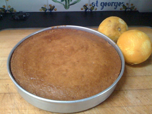Pioneer-Style Orange Cake