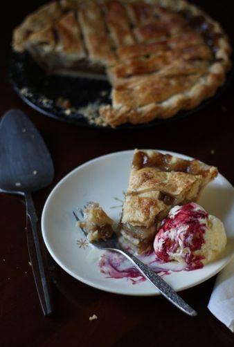 Masala Spiced Pear Pie