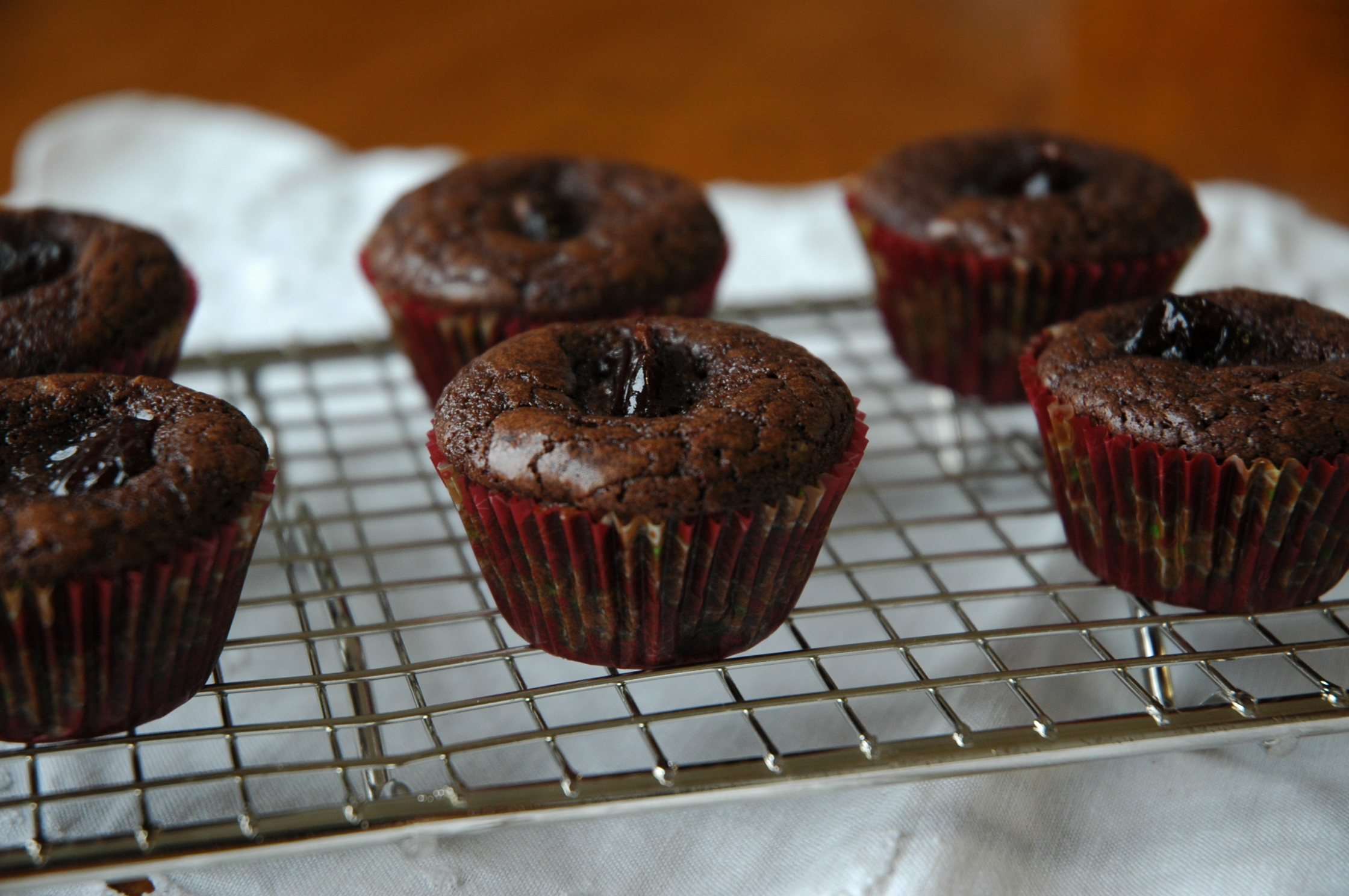 Mastiha Brownie Bites with Metaxa Cherries