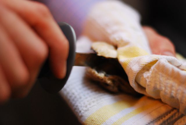 Our Shuck & Slurp method for eating Oysters