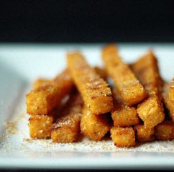 Baked Sweet Potato Polenta Fries