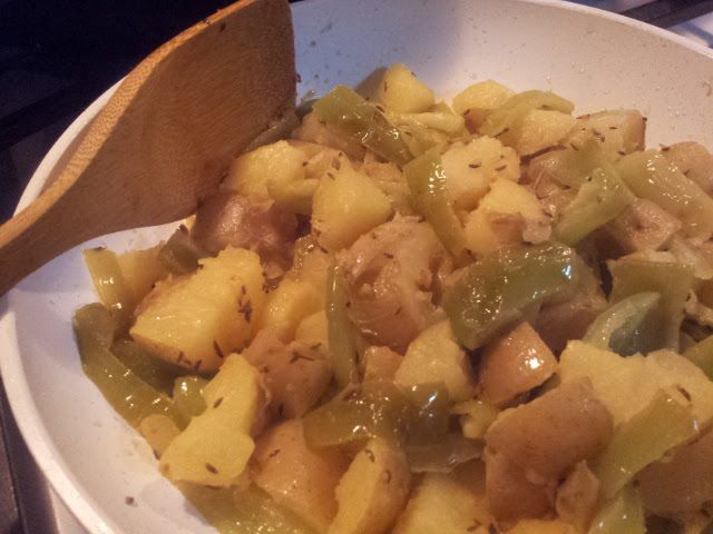 Potatoes and Peppers, Tunisian Style