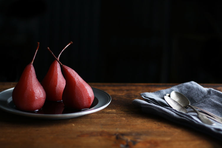 Red-Wine Poached Pears
