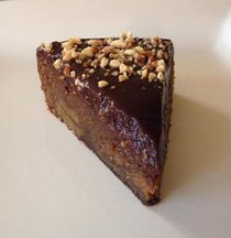 Chocolate Cake with Cream Cheese/Peanut Butter Swirls
