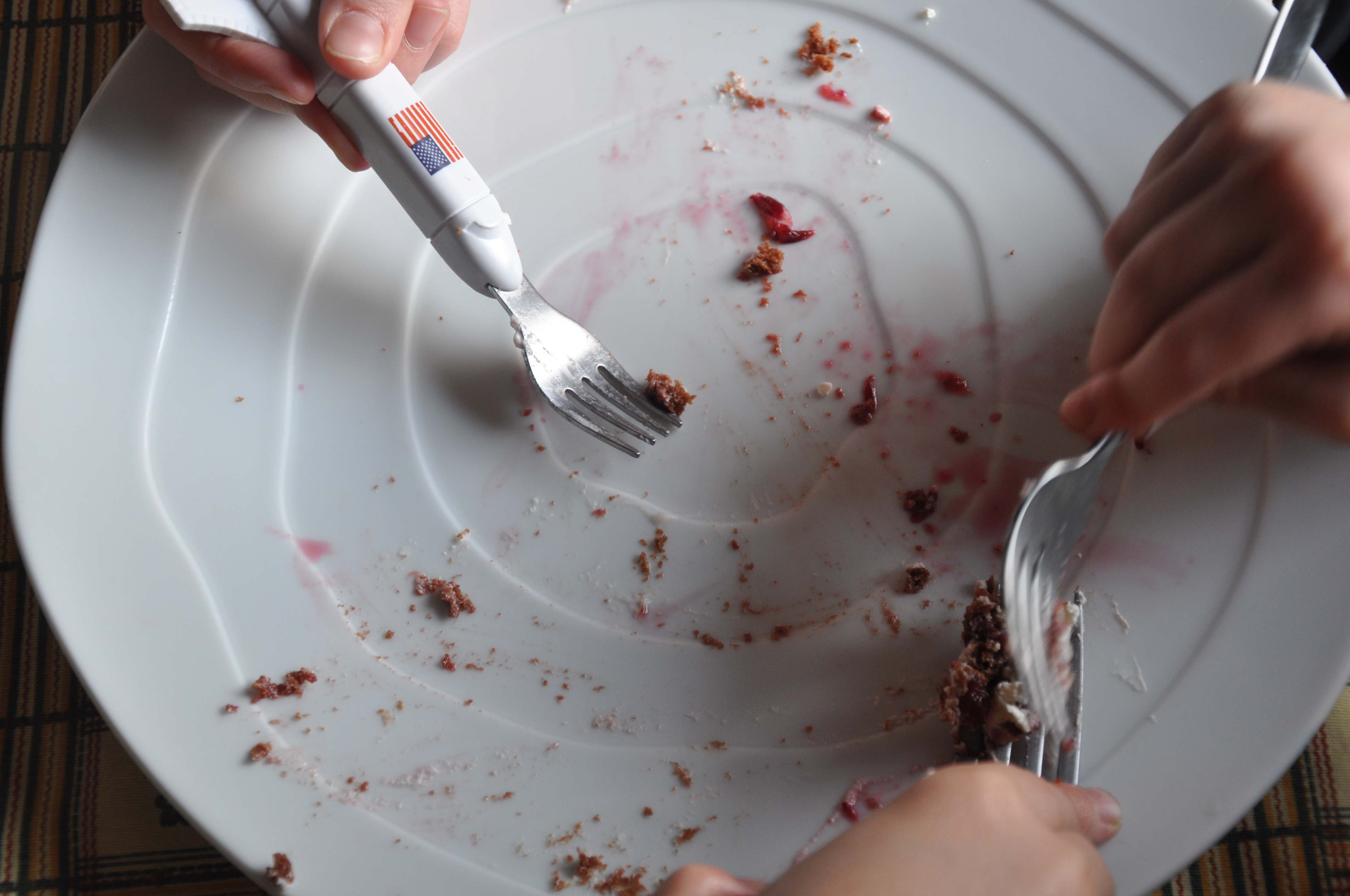 Chocolate Shortcake with Blood Orange Sauce