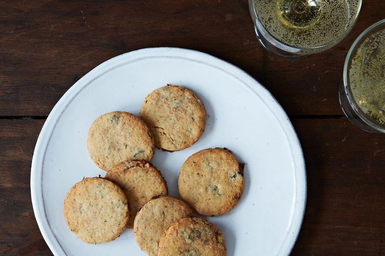 Fig and Rosemary Cocktail Cookies