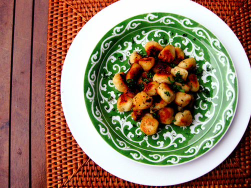 Ricotta and Chive Gnocchi