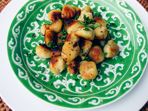 Ricotta and Chive Gnocchi