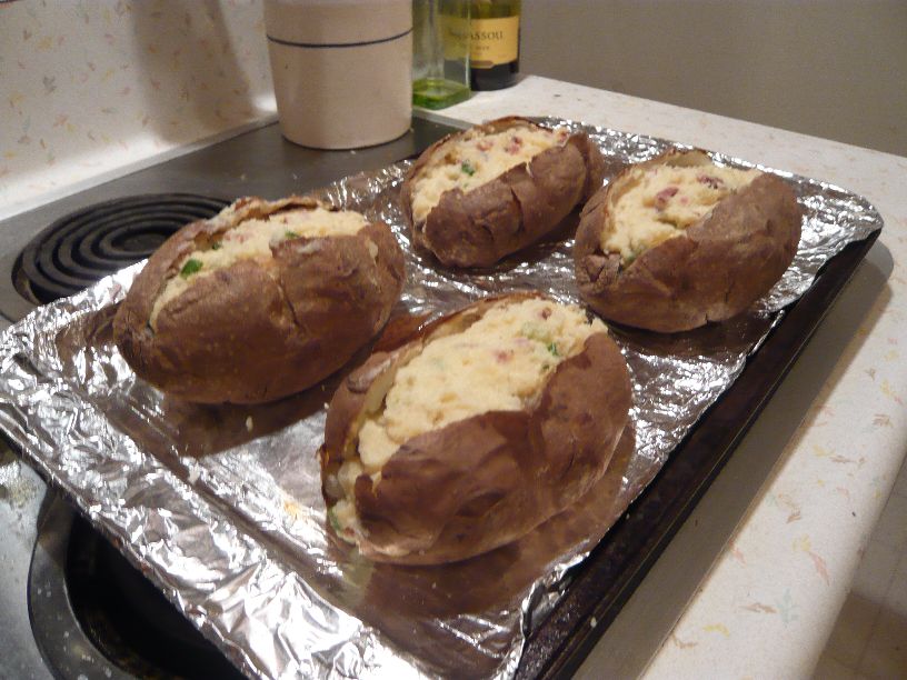 Spicy Loaded Twice Baked Mashed Potatoes