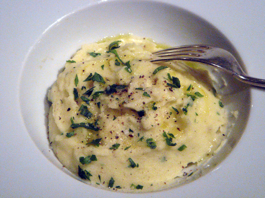 Roasted Turnip and Celery with Garlic and Rosemary Infused Potato Mash