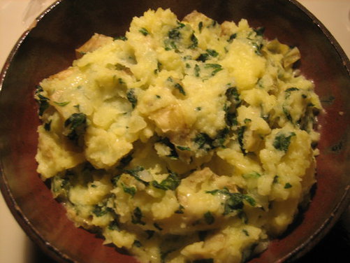 Colcannon Mashed Potatoes with Dubliner Cheese