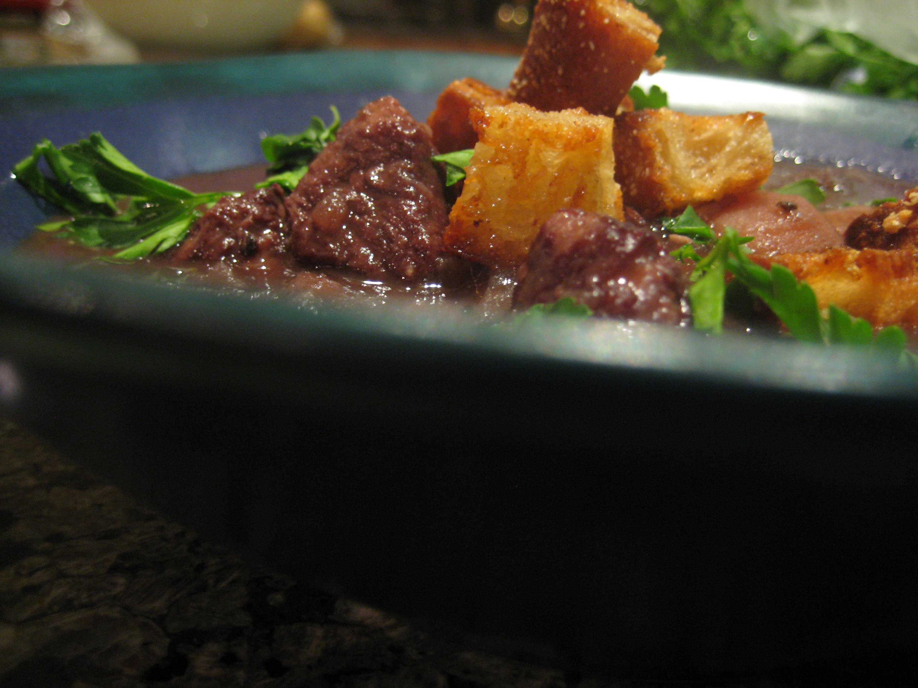 Winter Stew Drenched in Wine