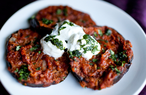 Mom's Silken Aubergines