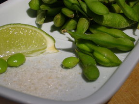 Edamame with Sea Salt and Lime