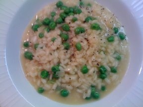 (Snow) Pea Risotto