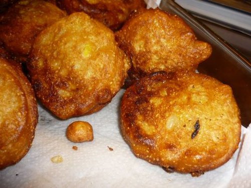 Spiced Corn Fritters 