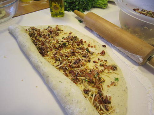 Baked Italian Pizza Roll
