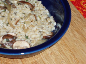 Pearl Barley with Wild Mushrooms