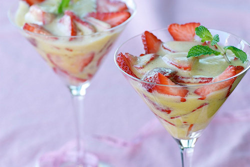 Seductive Strawberry Zabaglione