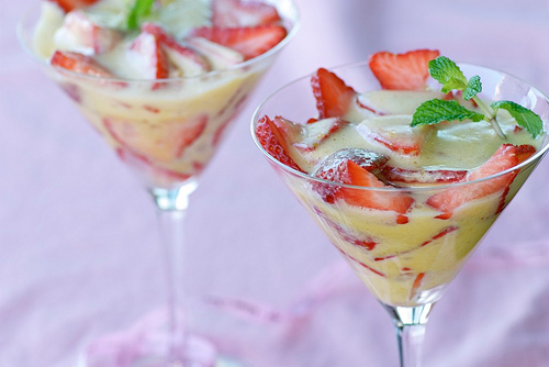 Seductive Strawberry Zabaglione