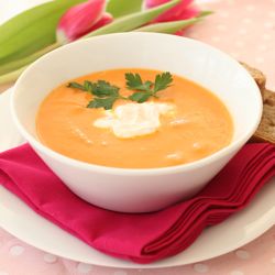 Roasted Tomato Soup with Chipotle Cream