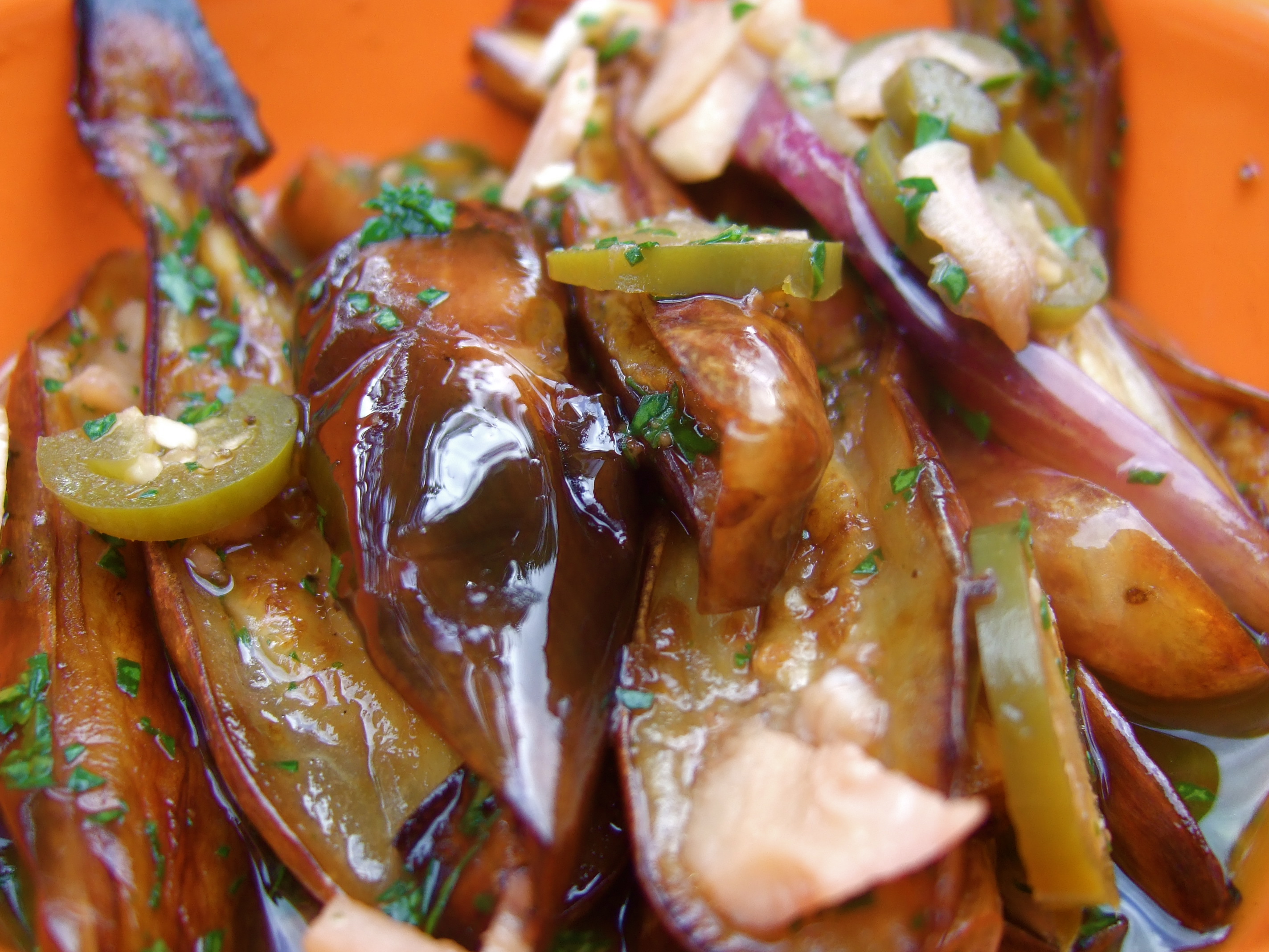 Ofra's Spicy Fried Eggplant