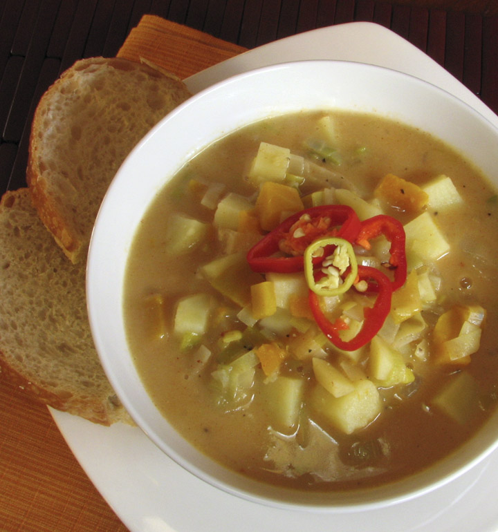 Smoky Leek and Potato Soup