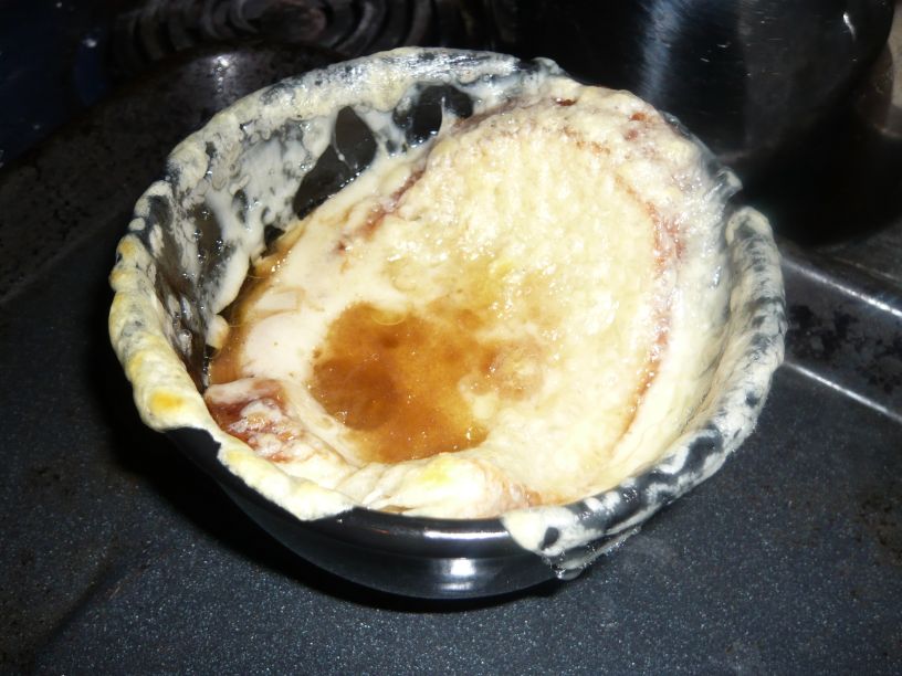 Kicked Up Out of the Can French Onion Soup