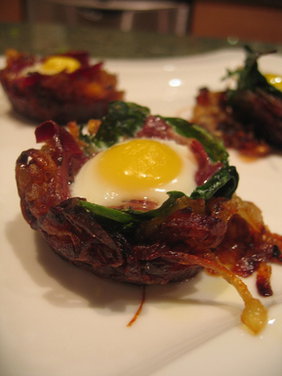 Duck! It’s Baby Eggs in Onion Nests!