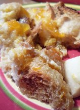 Apricot Jam Bread Pudding