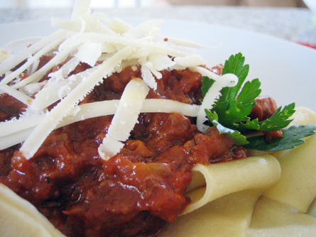 Low-and-slow meat sauce