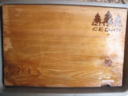 Cedar-planked lemon thyme chicken