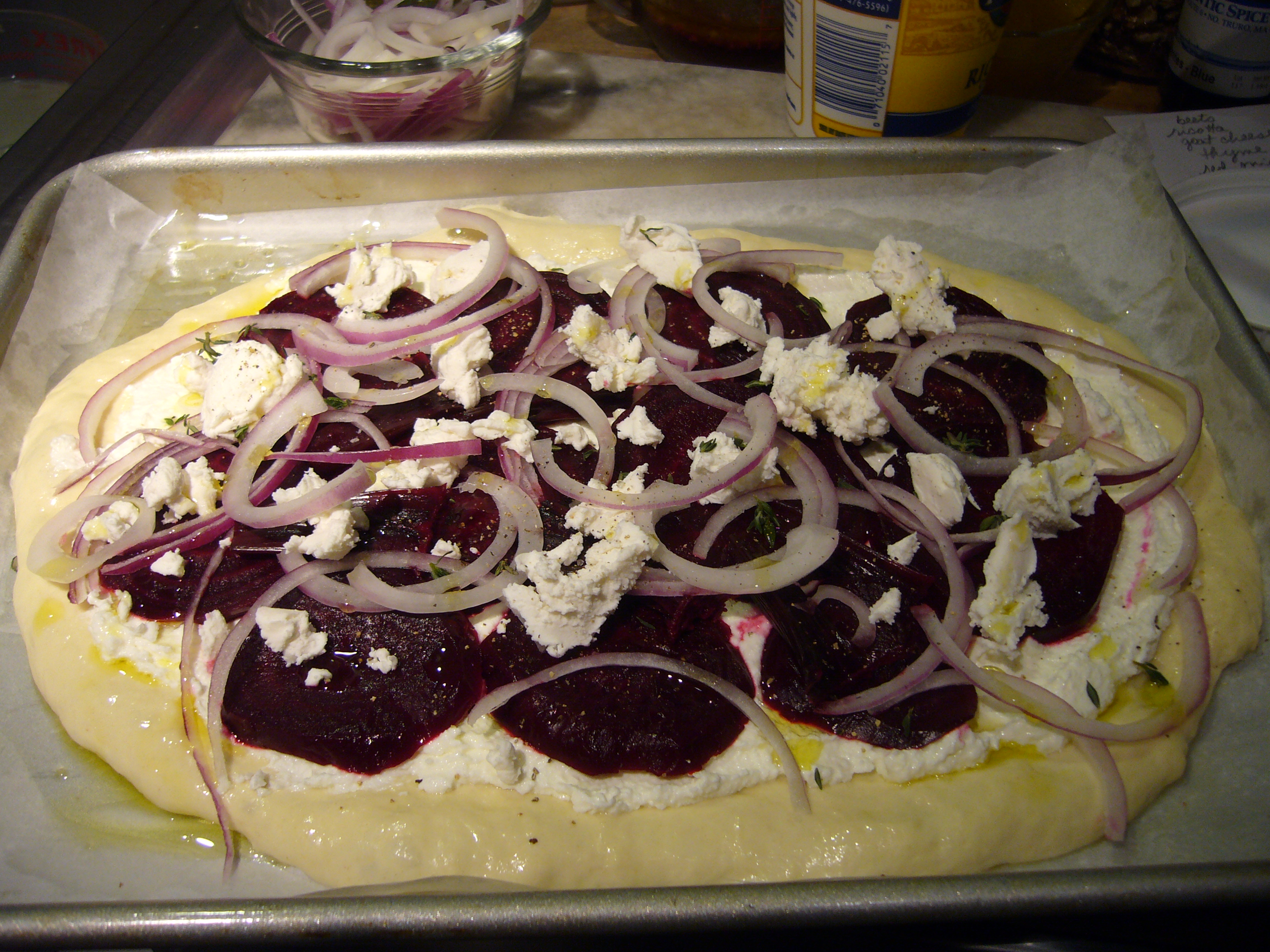 Beet Pizza