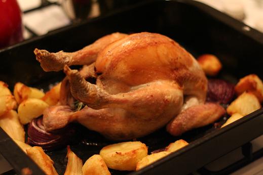Sunday Roast Chicken with Vegetables