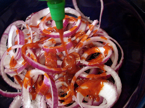 Red Hot Onion Rings