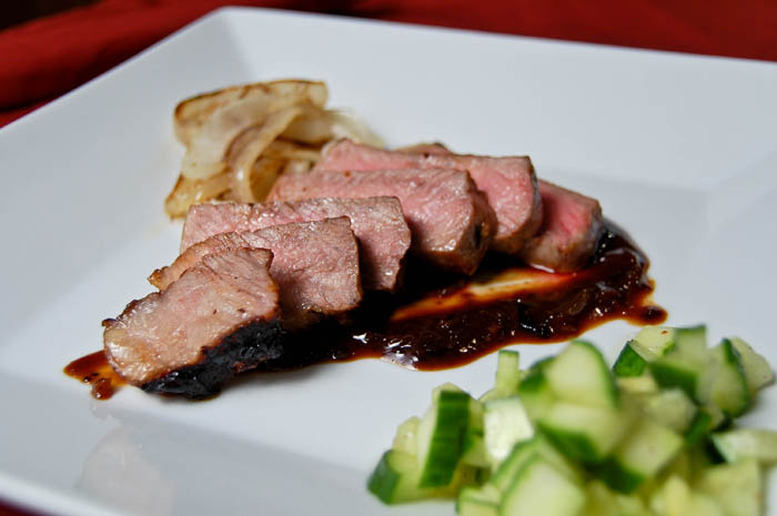 NY Strip Steak w/ Hoisin Steak Sauce