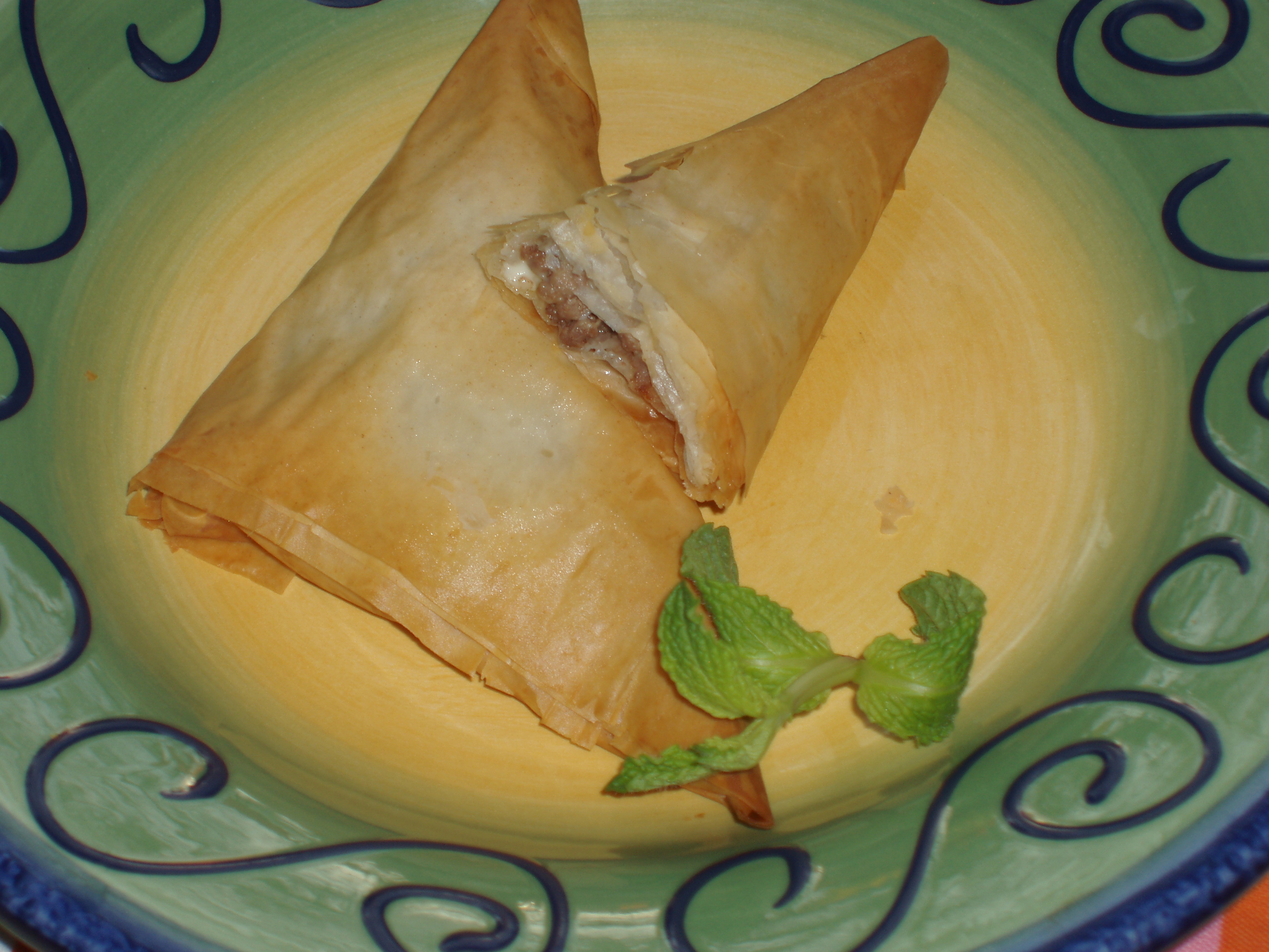 Lamb Phyllo Pockets