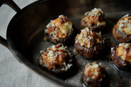 Creamy Sausage Stuffed Mushrooms