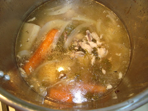 After Roast Chicken Stock
