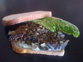 Beef and Spinach Meatloaf with a hot pepper kick