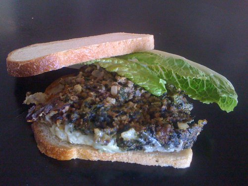 Beef and Spinach Meatloaf with a hot pepper kick