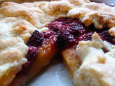Peach Raspberry Tart